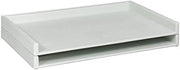 SAF4897 Safco Stacking Trays, 40 lb Capacity, 39x26x3, White