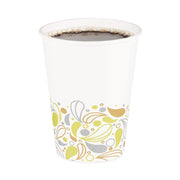 DEER12HCUP Deerfield Printed Paper Hot Cups by Boardwalk – 12 Ounces, Paper, White, Pack of 1000