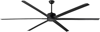 Canarm CP96BK CP96 FANBOS 43" 6 Blade Indoor Ceiling Fan with Remote Control