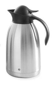 Vacuum jug by Hendi – 2 liter, 2 liters, Stainless Steel/Polypropylene, Grey, Model 446706