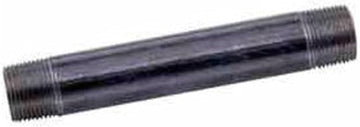 1-1/2" x 6" Pipe Nipple, Black Steel, 150 PSI, Lead Free