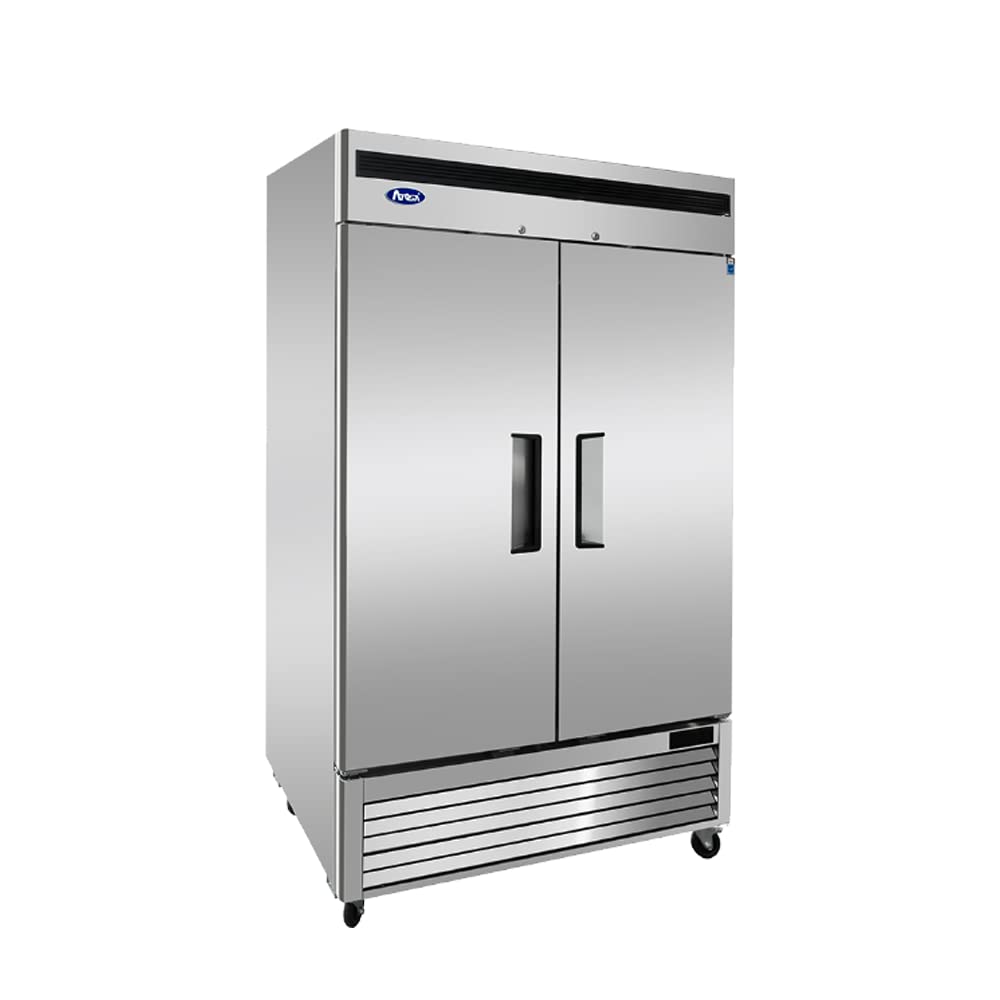 USA Refrigerator by Atosa – 54.4-Inch, 46.77 cubic_feet, Stainless Steel, Silver, Model MBF8507GR