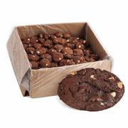 Otis Spunkmeyer Double Chocolate Chip / 1 Ounce / Brown and White Bread