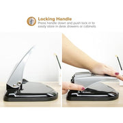 Bostitch 40 Sheet Black / Silver / 40 Sheets Punches