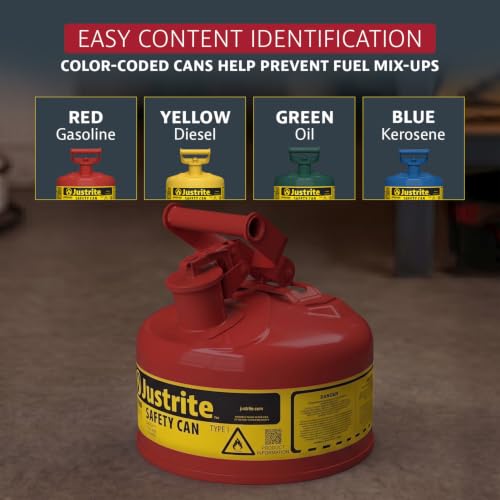 Justrite Blue / 1 Gallon / Type I Cans