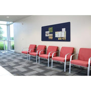 Ghent 0.4" x 48" / Blue / Industrial Bulletin Boards