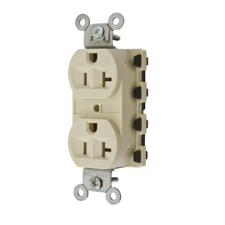 Receptacle Wiring Device Receptacle by Hubbell – Ivory, Model 35727