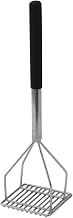 Winco 4 1/2" x 17 3/4" Black Potato Masher