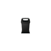 Rubbermaid Commercial Products Black / 45 Gallon / Open Sided Trash, Recycling & Compost