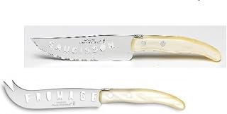 Claude Dozorme Cheese and Sausage Knives Berlingot Collection Pearl Handle