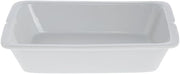 HUBERT Chafer Chafing Dish Food Pan 3 7/10 Quart Porcelain - 13"L x 10 1/2"W x 2 1/2"H