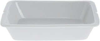 HUBERT Chafer Chafing Dish Food Pan 3 7/10 Quart Porcelain - 13"L x 10 1/2"W x 2 1/2"H