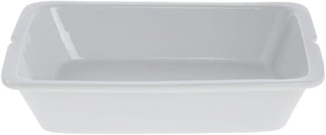 HUBERT Chafer Chafing Dish Food Pan 3 7/10 Quart Porcelain - 13"L x 10 1/2"W x 2 1/2"H