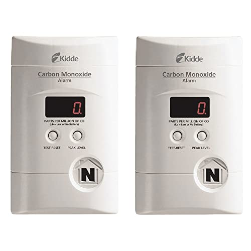 Kidde 2 Pack / White / Detector Carbon Monoxide Detectors