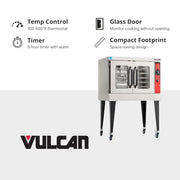 VULCAN Single Deck | LP Gas / Silver / 7.4 cubic_feet Commercial Ovens