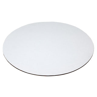 Single Wall Circular Cake Board White by Vineland Packaging – White, Pack of 500, Model 12758