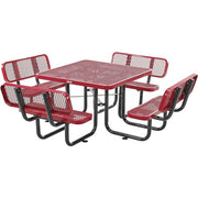Global Industrial Red / Onesize / Industrial Picnic Tables