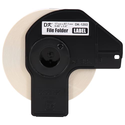 Brother White / 3 Rolls / 1 File Folder Labels