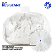 Stock Your Home 200 Pack / 2 Gallon / Clear Trash Bags
