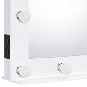 Avery Rectangle Accent Mirror in White by Acme – 26"L x 32"W, Metal, White, Model AC00759