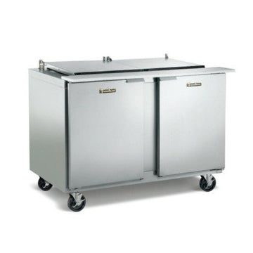 Dealer's Choice Compact Two Section Prep Table 72" Wide with (30) Pan Capacity by Traulsen – Model UST7230-LR