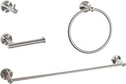 Freya 4-Pc Stainless Steel Hardware Set in Nickel