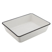 American Metalcraft Black Rimmed/White / 131-Ounces / Classic Serving Bowls