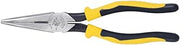 KLEIN TOOLS J203-8 8-Inch Needle Nose Pliers, Heavy Duty Cutting, Extended Handles, High Leverage, Induction Hardened with Hot-Riveted Joint