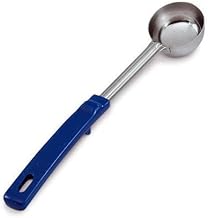 Vollrath Solid S/S 2 Oz Spoodle w/ Blue Grip 'N Serv Handle