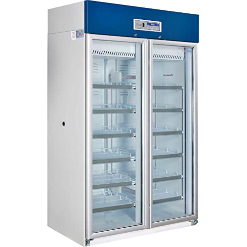 Upright Laboratory Refrigerator by Global Industrial – 29.69"L x 44.5"W x 78"H, 31.4 cubic_feet, White, Model 2453704