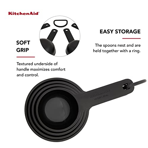 KitchenAid Negro / 4-Piece (Pack of 12) / 8.0 ounces Cups