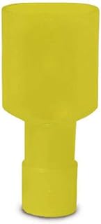 Gardner Bender 10-155F Disconnect Female, Fully-Insulated Barrel, 12-10 AWG, 1/4 in. Tab, Yellow