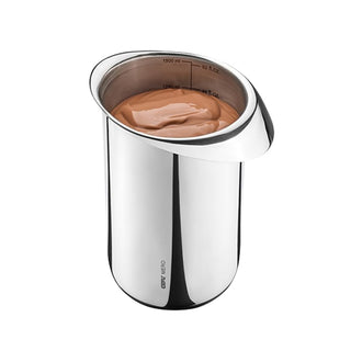 MERO mixing bowl by GEFU – 1500 milliliters, Stainless Steel, Steel, Model 28145