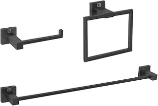 Isla 3-Pc Stainless Steel Hardware Set in Matte Black