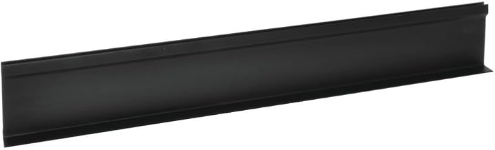 Divider Black T Shape for Parsley Runner with Aluminum Support Plastic - 24" L x 3 1/2 H