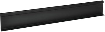 Divider Black T Shape for Parsley Runner with Aluminum Support Plastic - 24" L x 3 1/2 H