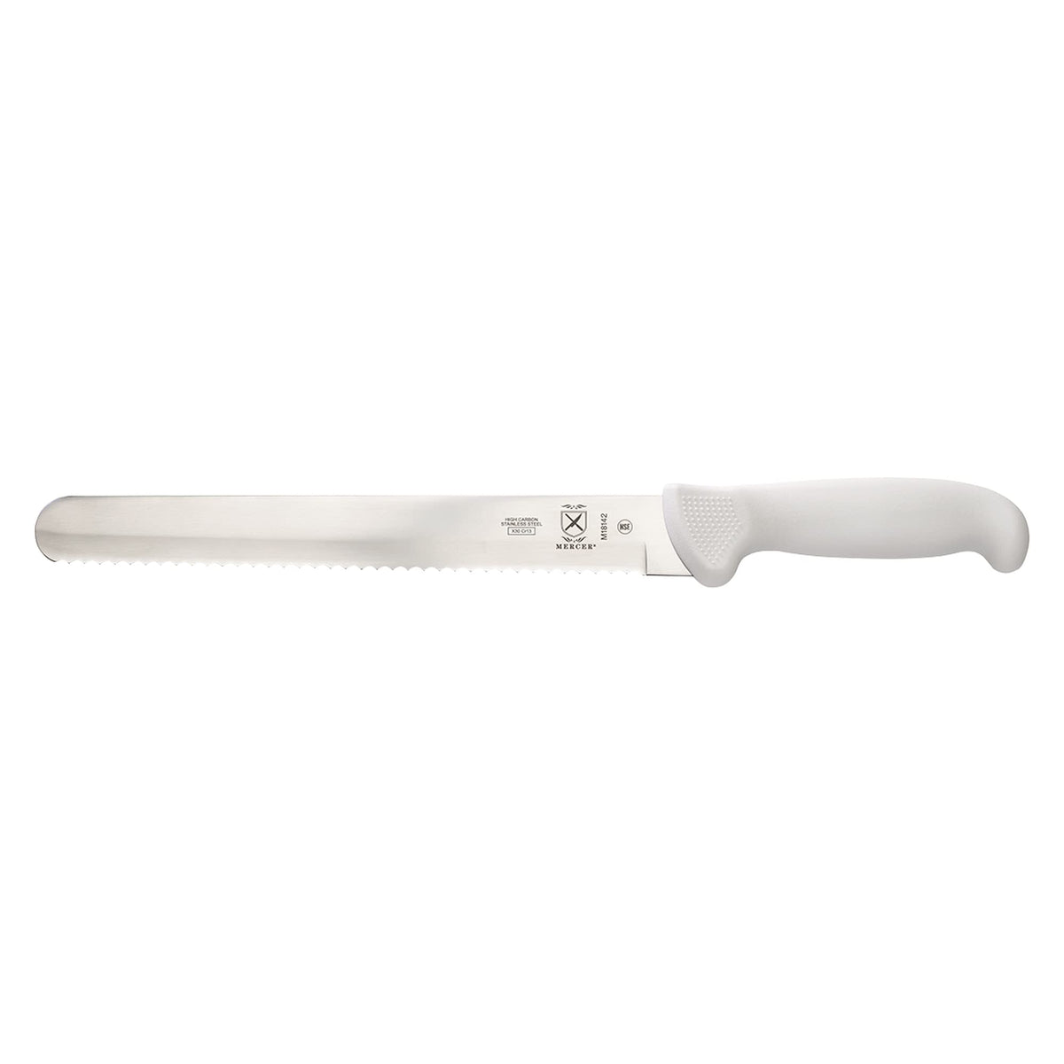 Mercer Culinary 10" / White / Wavy Edge Slicer Knife 10 Inch Boning Knives