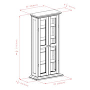 Winsome Medium / Wood Holden Media / Antique Walnut Media Storage