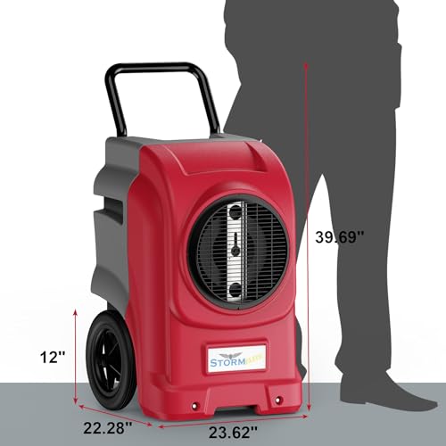 ALORAIR Blue and Grey / 17x 14x 23.1in / 110.0 pints Dehumidifiers