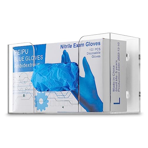 Stock Your Home Single Stack / 1 Count / Transparent Lab Supply Dispensers
