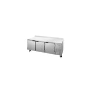 Beverage-Air 93" Stainless Steel 3-Door Worktop Refrigerator by Beverage Air – Model WTR93A