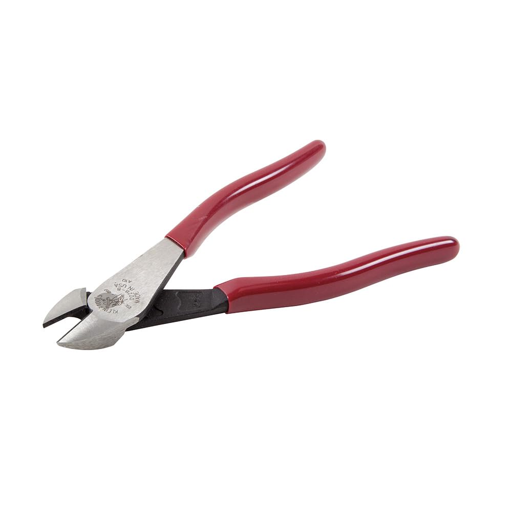 Pliers, Diagonal Cutting Pliers with Short Jaw and Beveled Knives, High-Leverage Color-Coded Wire Cutters, 8-Inch 8-Inch Tool Set by KLEIN TOOLS – 8-Inch, Alloy Steel, Model D228-8