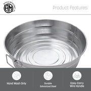 American Metalcraft 95 oz (Pack of 1) / Tub / Silver Serving Trays