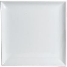 Steelite 6900E537 Cafe Porcelain 12" Square Plate - 12 / CS