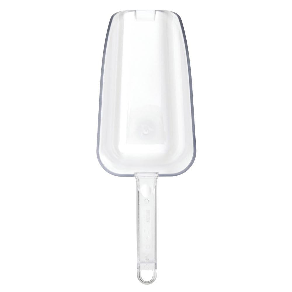 Clear Polycarbonate Serving Scoop by HUBERT – Medium, Polycarbonate (PC), Clear, Model 404004