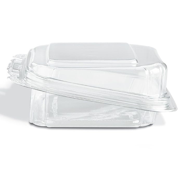 Crystal Seal reFresh 7 x 6" Angled Container by Placon – Pack of 200, Model SW2-002T