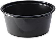 Fabrikal PC325B Portion Cups, 3.25 Oz, Black, 125/sleeve, 20 Sleeves/carton