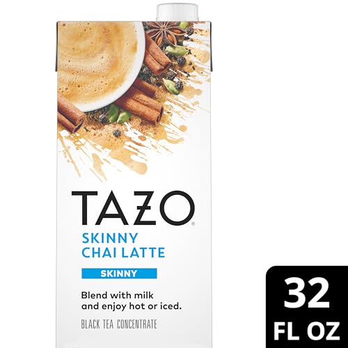 TAZO Skinny Chai Latte / 32 Fl Oz (Pack of 6) / 6 Chai