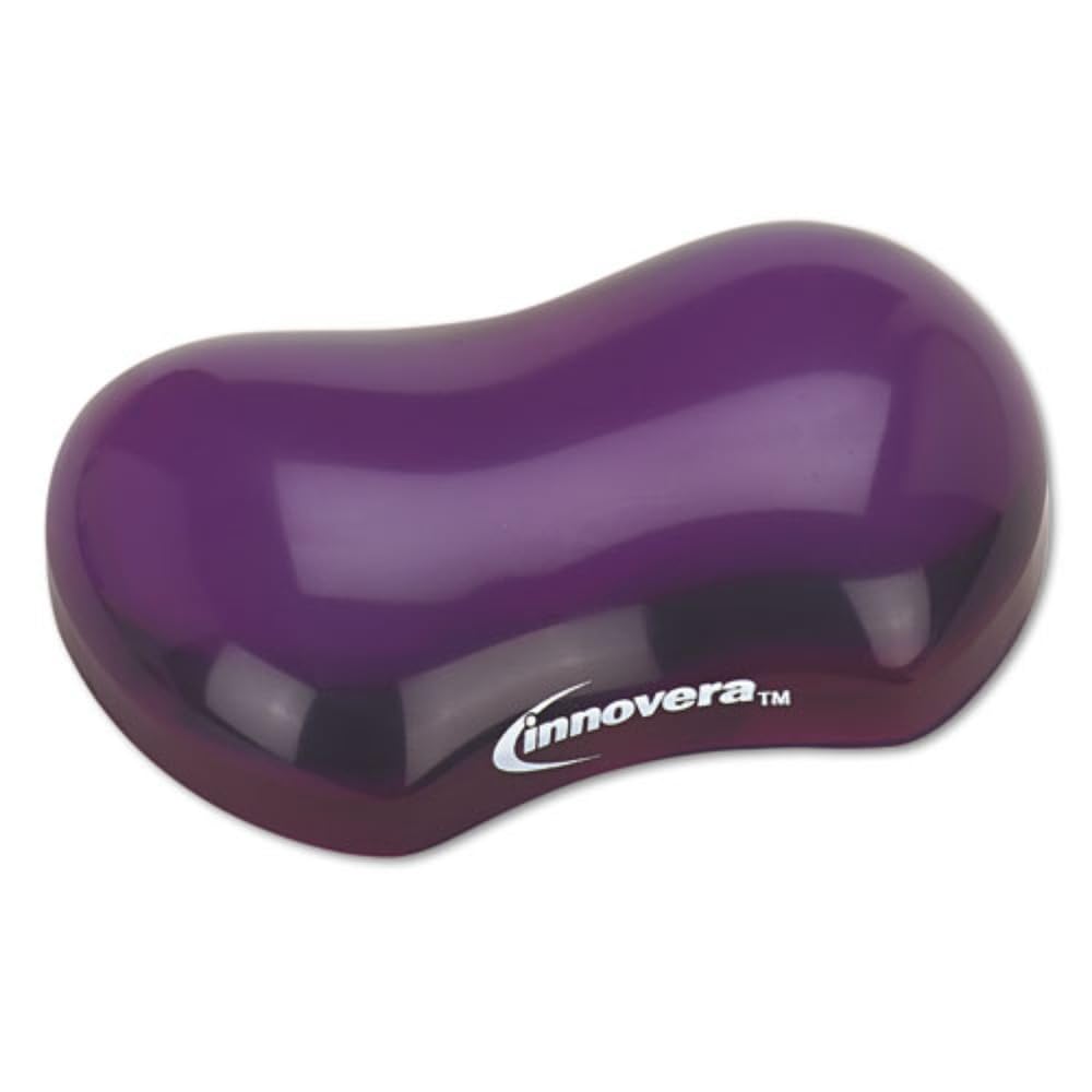 Gel Mouse Wrist Rest by Innovera – 4.75 x 3.12 inches, Gel, Purple, Model IVR51442