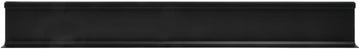 Divider Black T Shape for Parsley Runner Without Aluminum Support Plastic - 30" L x 3 1/2 H